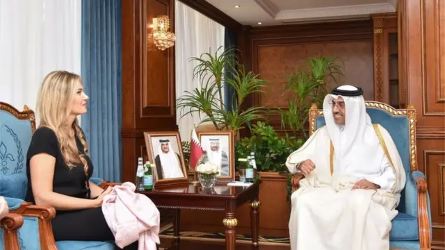 وزير العمل القطري ونائبة رئيس البرلمان الأوروبي