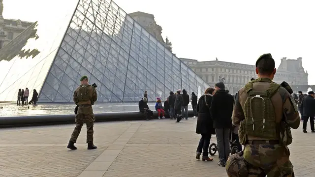 Охрана Лувра