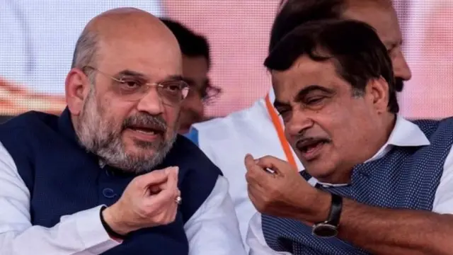 अमित शहा नितीन गडकरी