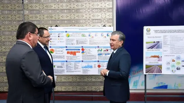 Президент Мирзиёев 2019 йил октябрида Деновга ташриф буюрган