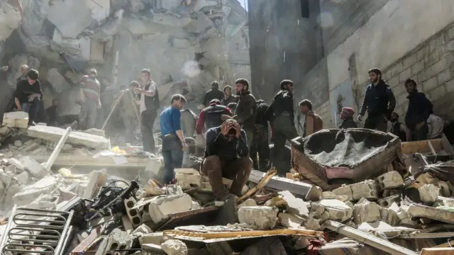 Разрушенное здание