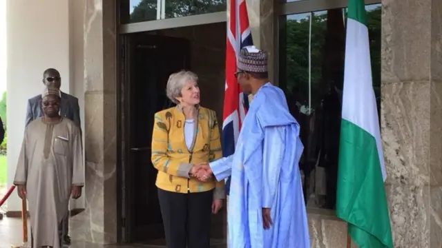 Theresa May na Buhari