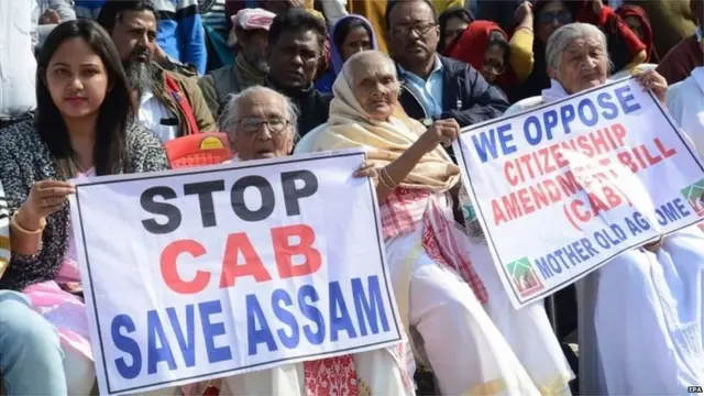 सीएए के ख़िलाफ़ विरोध प्रदर्शन