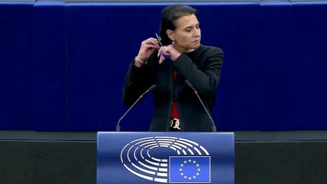 همبستگی عبیر سهلانی نماینده پارلمان اروپا با اعتراض‌های ایران