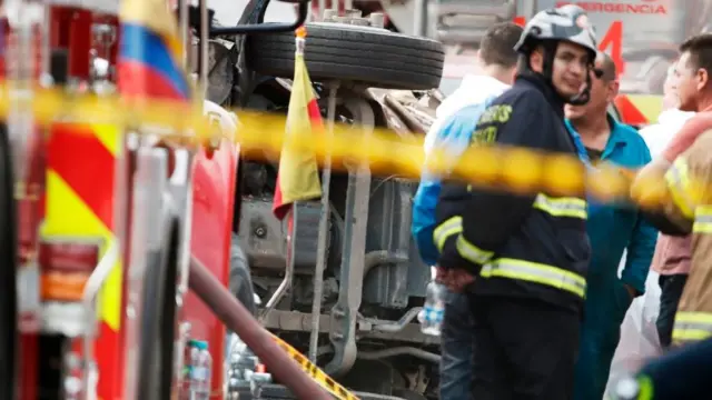 Trabajadores en Bogotá.