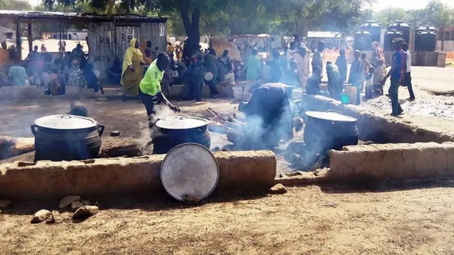 Un camp de déplacés victimes de Boko Haram dans l'Etat de Borno