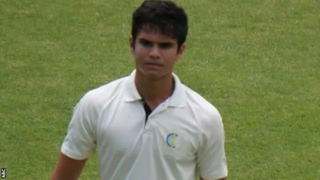 Arjun Tendulkar at the Bradman Oval