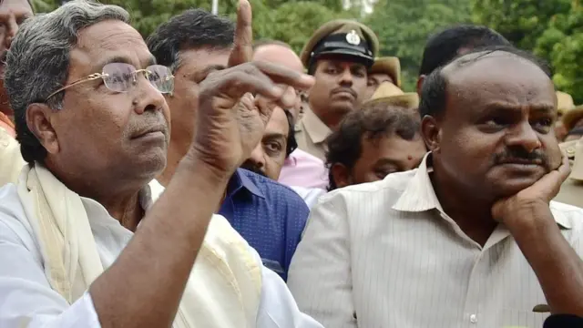 સિદ્ઘારમૈયા અને કુમારસ્વામી