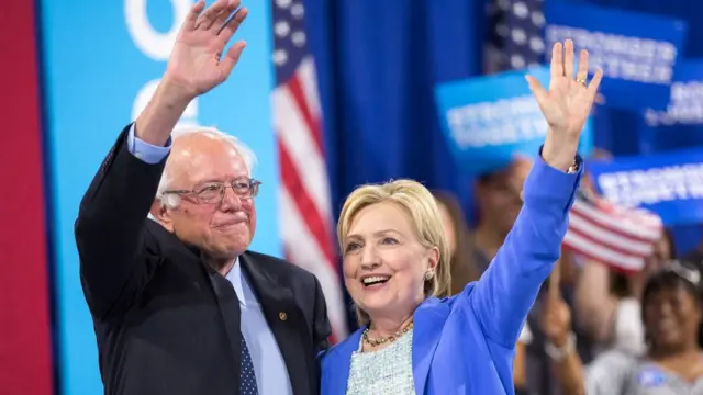 Bernie Sanders ve Hillary Clinton