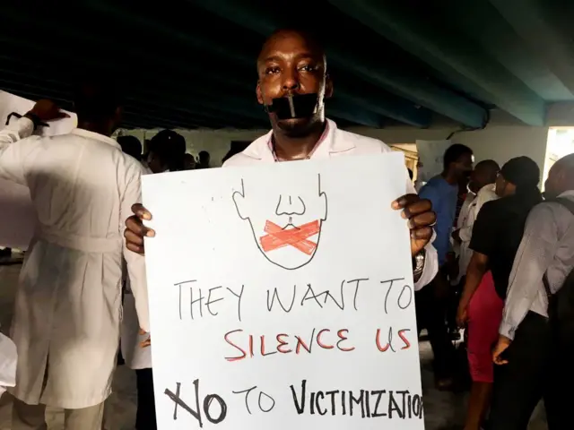 awọn dokita to n ṣe iwọde ni LUTH