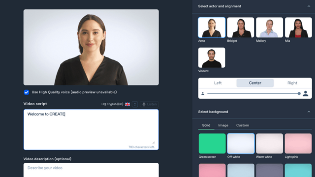 Plataformajogar loteria pela internet'deepfake' da Synthesia