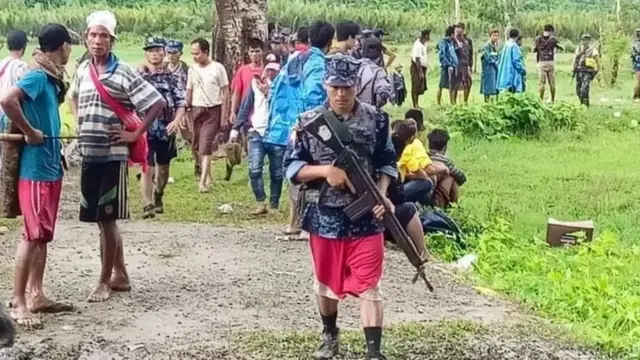 ကျေးရွာသားတွေအပြင် နယ်ခြားစောင့်ရဲတပ်ဖွဲ့ကလည်း ရှာဖွေမှုတွေလုပ်ခဲ့