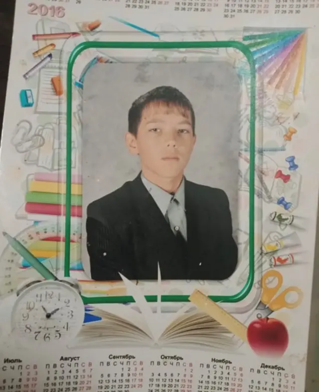 A childhood picture of Rafik Rakhmankulov