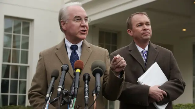 Tom Price y Mick Mulvaney
