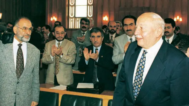 Temel Karamollaoğlu ve Necmettin Erbakan