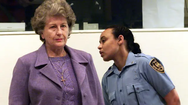 Biljana Plavšić u Hagu