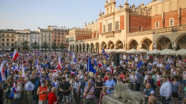 Varşova'da gösteri
