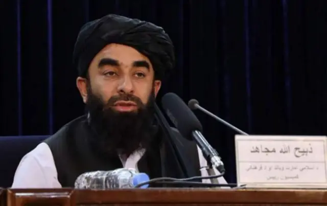 તાલિબાનના પ્રવક્તા જબીહુલ્લાહ મુજાહિદ