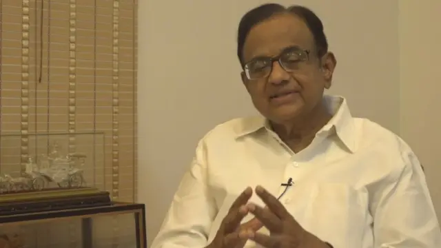 కాంగ్రెస్ నేత పి.చిదంబరం