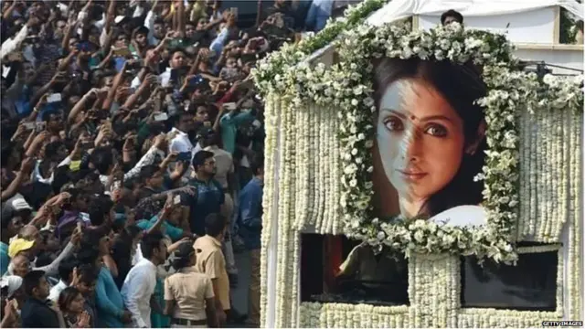 श्रीदेवी अंत्ययात्रा