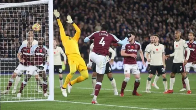 هدف وست هام الأول