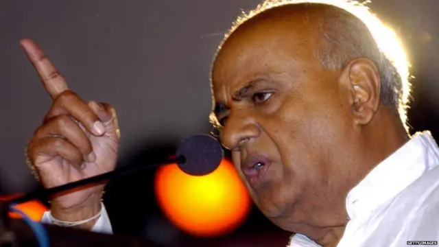 पूर्व प्रधानमंत्री एच डी देवेगौड़ा