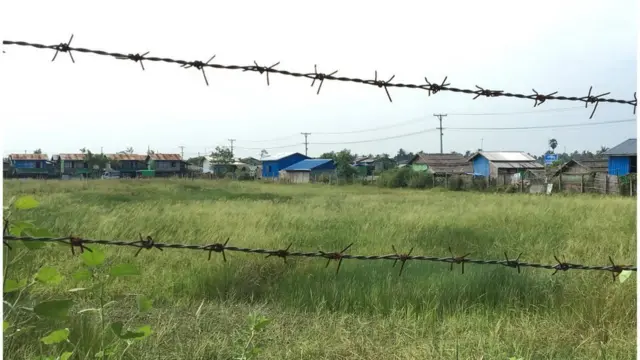 સિતવેમાં રૅફ્યૂજી કેમ્પસનો ફોટોગ્રાફ