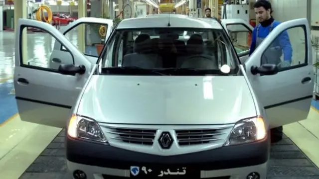 سيارات رينو لوجان المصنوعة في إيران