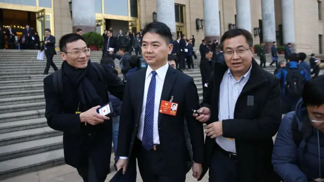 京都创办人刘强东早前在美国因涉及性侵案被捕,其后获释。