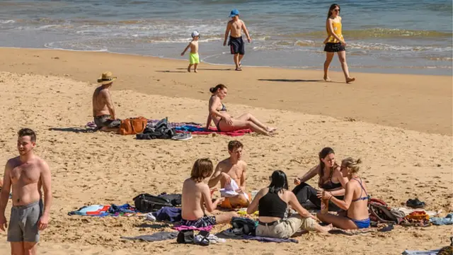 Пляж в Португалии