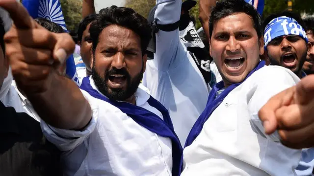 भारत बंद, दलितों का विरोध प्रदर्शन