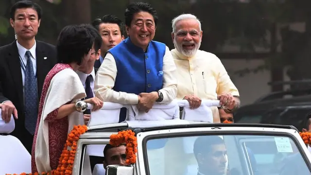 नरेंद्र मोदी- शिंजो आबे