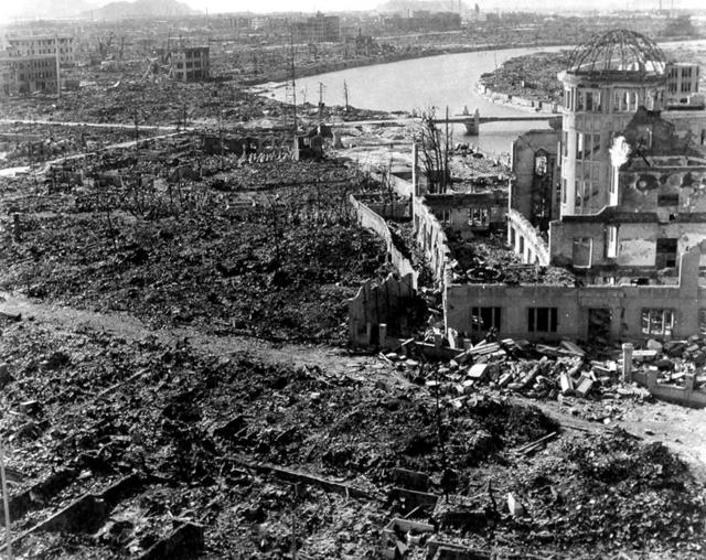 原爆之后的广岛市。