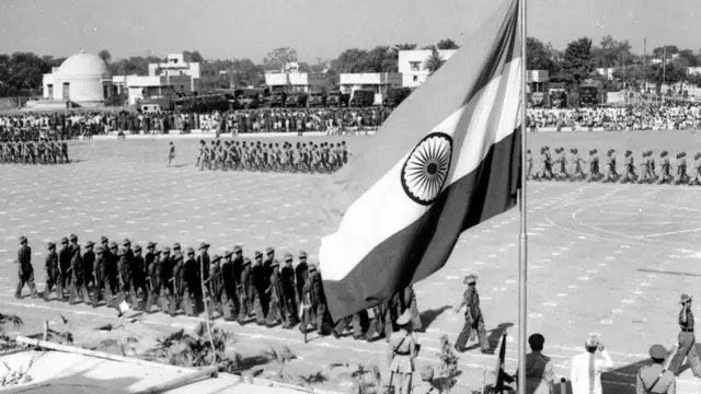 1960માં ગુજરાત રાજ્યમાં સ્વાતંત્ર્યદિનની ઉજવણી.