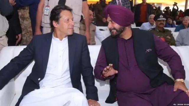 ਨਵਜੋਤ ਸਿੰਘ ਸਿੱਧੂ ਤੇ ਪਾਕਿਸਤਾਨ ਦੇ ਪ੍ਰਧਾਨ ਮੰਤਰੀ ਇਮਰਾਨ ਖ਼ਾਨ