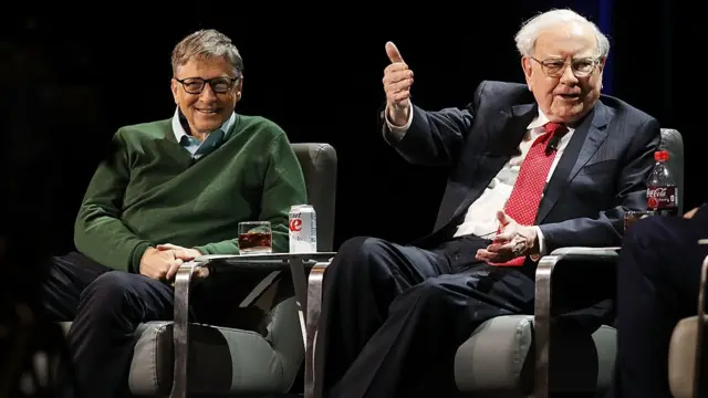 Bill Gates e Warren Buffet.