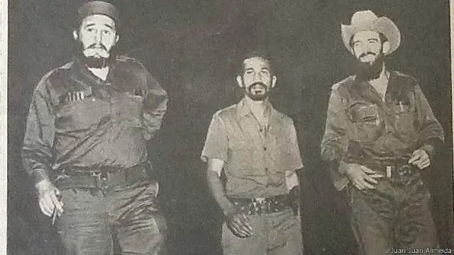 Fidel Castro, Almeida e Camilo Cienfuegos