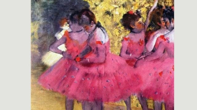 Bailarinas em Rosa (1880-1885) de Edgar Degas