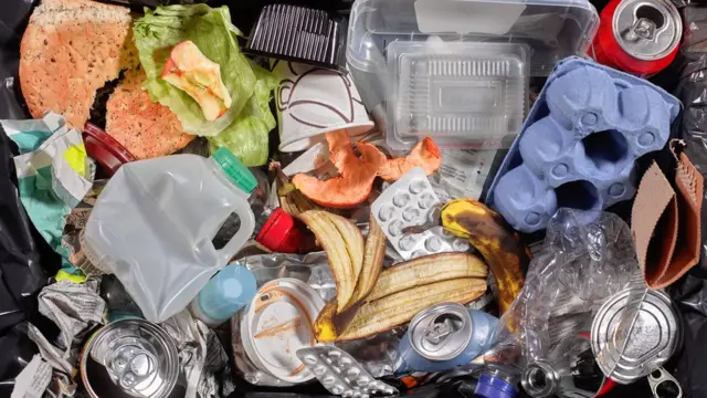 Nourriture gaspillée.