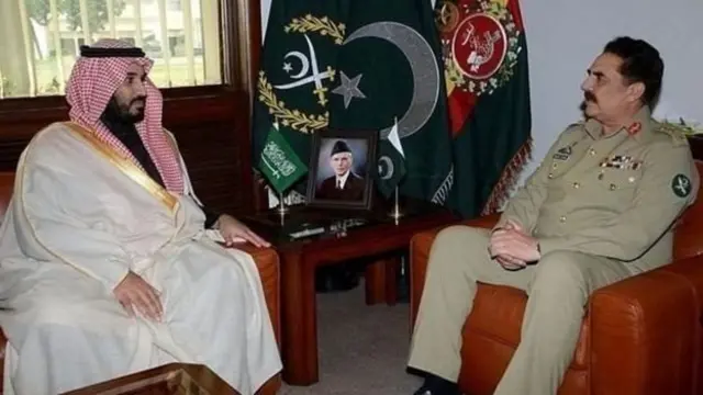 मोहम्मद बिन सलमान और पाकिस्तानी सेना प्रमुख
