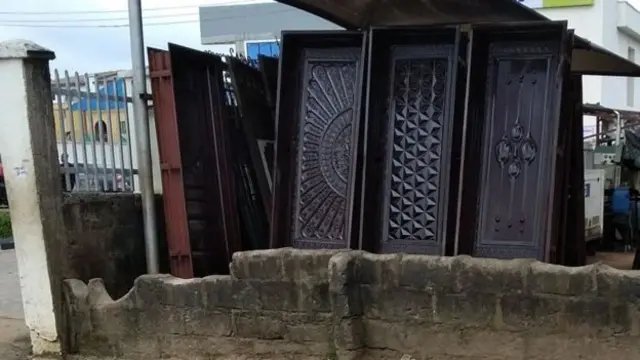 Iron doors