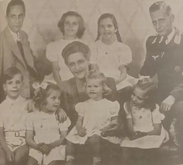 ગોએબેલ્સ દંપતી પોતાનાં છ બાળકો સાથે