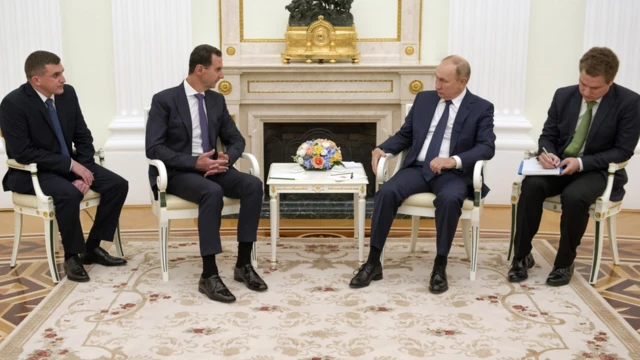 Esad ve Putin Moskova'da