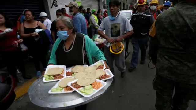 Meksiko, Mexico City, gempa