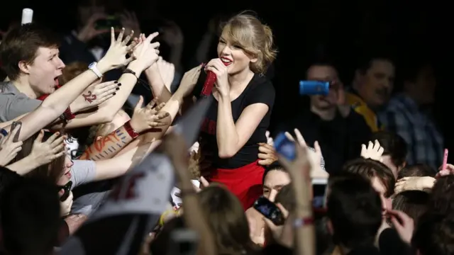Taylor Swift en concierto