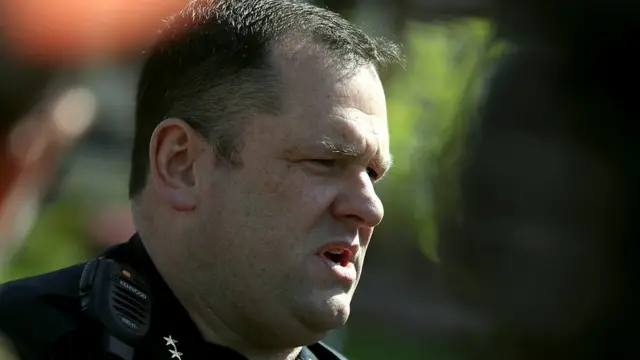 Ed Barberini, jefe de policía de San Bruno, California