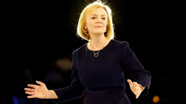 Liz Truss durante um evento conservadorcorinthians e ceara palpiteLondres