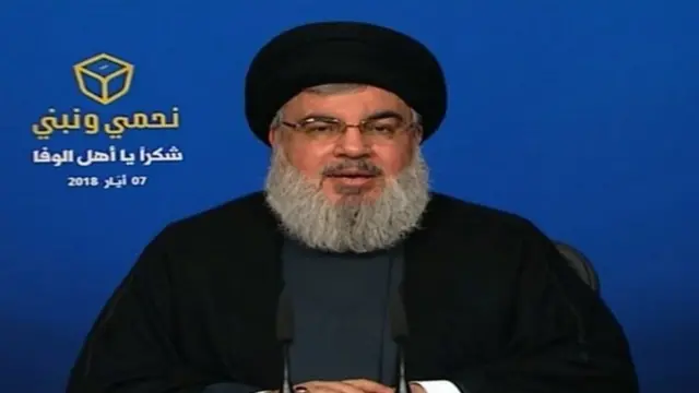 فرضت واشنطن عقوبات على حسن نصر الله الأمين العام لحزب الله