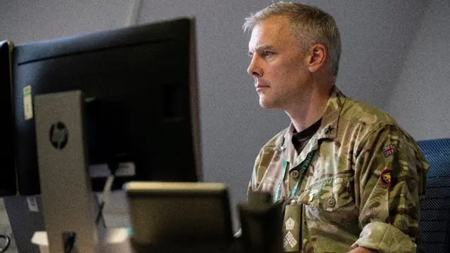 British Army Brigadier Chris King, Chief of the EUCOM Control Center – Ukraine
