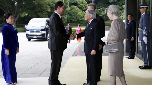 Chủ tịch nước Trần Đại Quang và Phu nhân mời các thành viên Hoàng gia Nhật Bản thăm Việt Nam